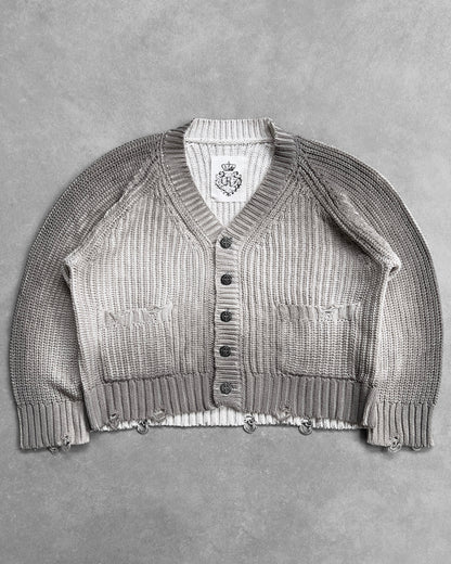 Reaven Grey Sunfaded Cardigan