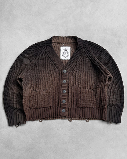 Reaven Brown Sunfaded Cardigan