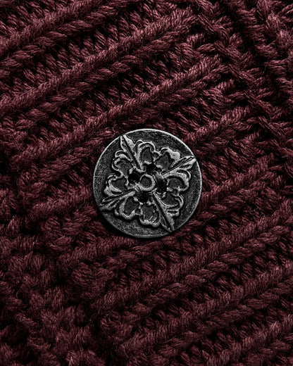 Reaven Red Sunfaded Cardigan
