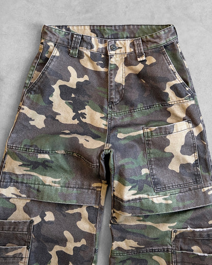 Reaven Woodland Camo Cargo Pants