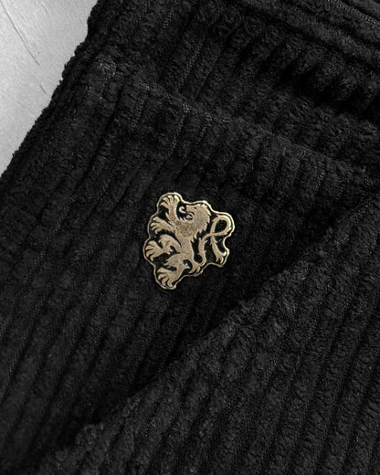 Reaven Jet Black Lionheart Corduroy Pants