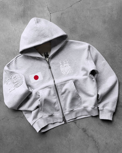 Reaven Grey Run Tha Streetz Zip Hoodie