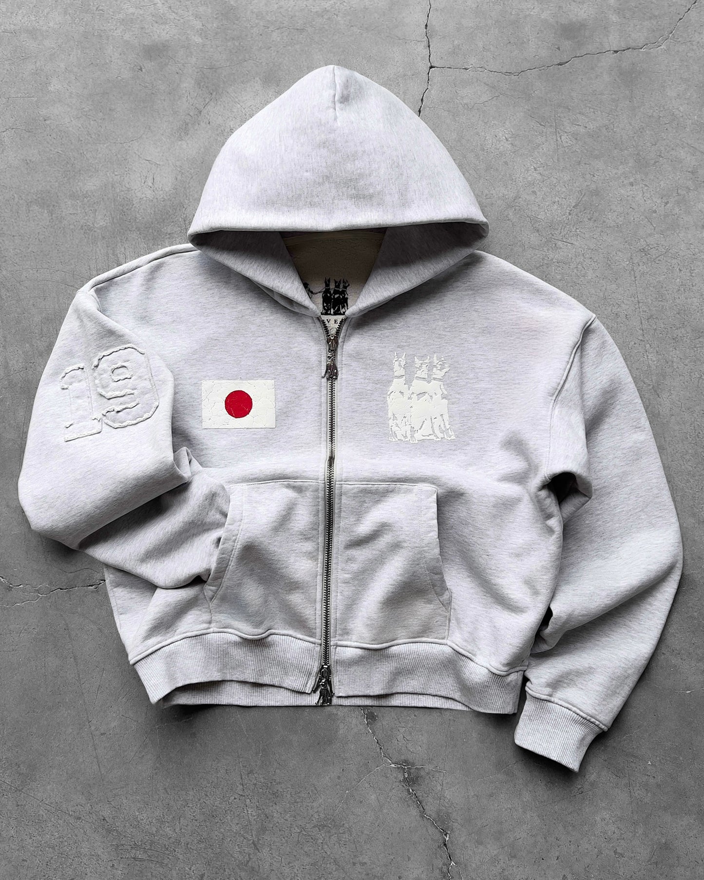Reaven Grey Run Tha Streetz Zip Hoodie