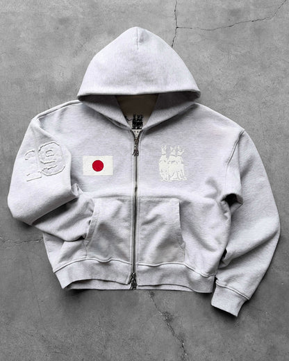 Reaven Grey Run Tha Streetz Zip Hoodie
