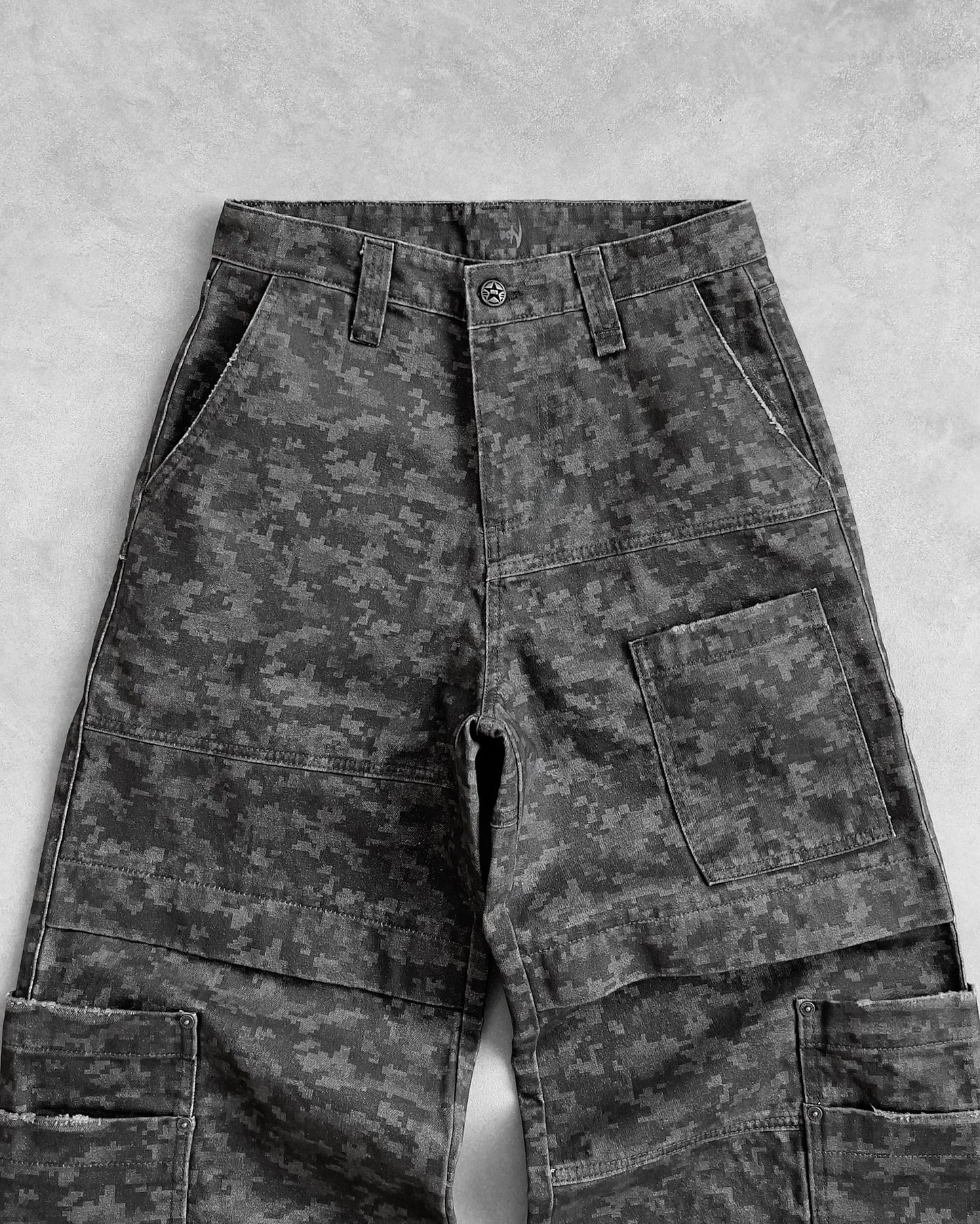 Reaven Blackout Camo Cargo Pants