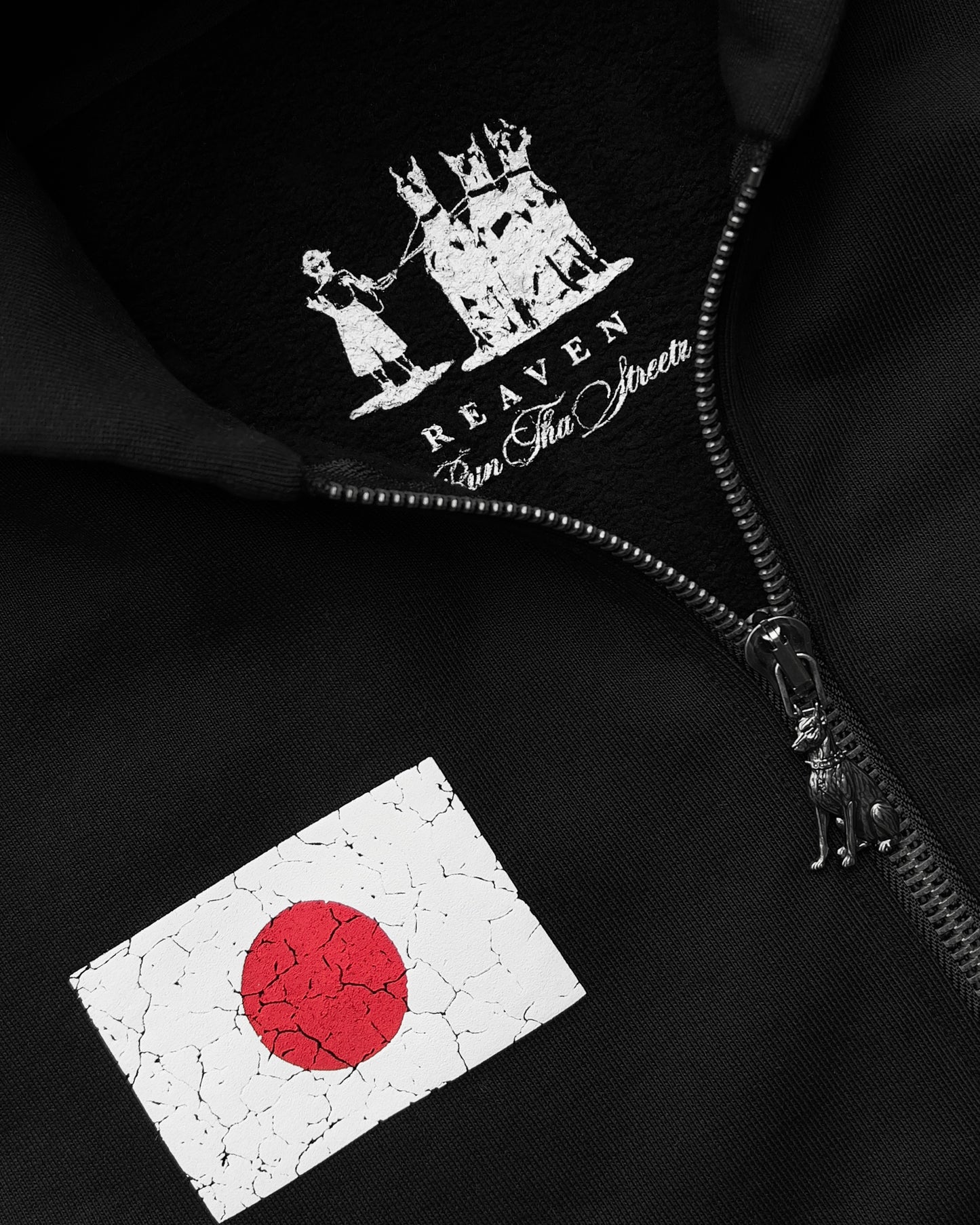 Reaven Black Run Tha Streetz Zip Hoodie