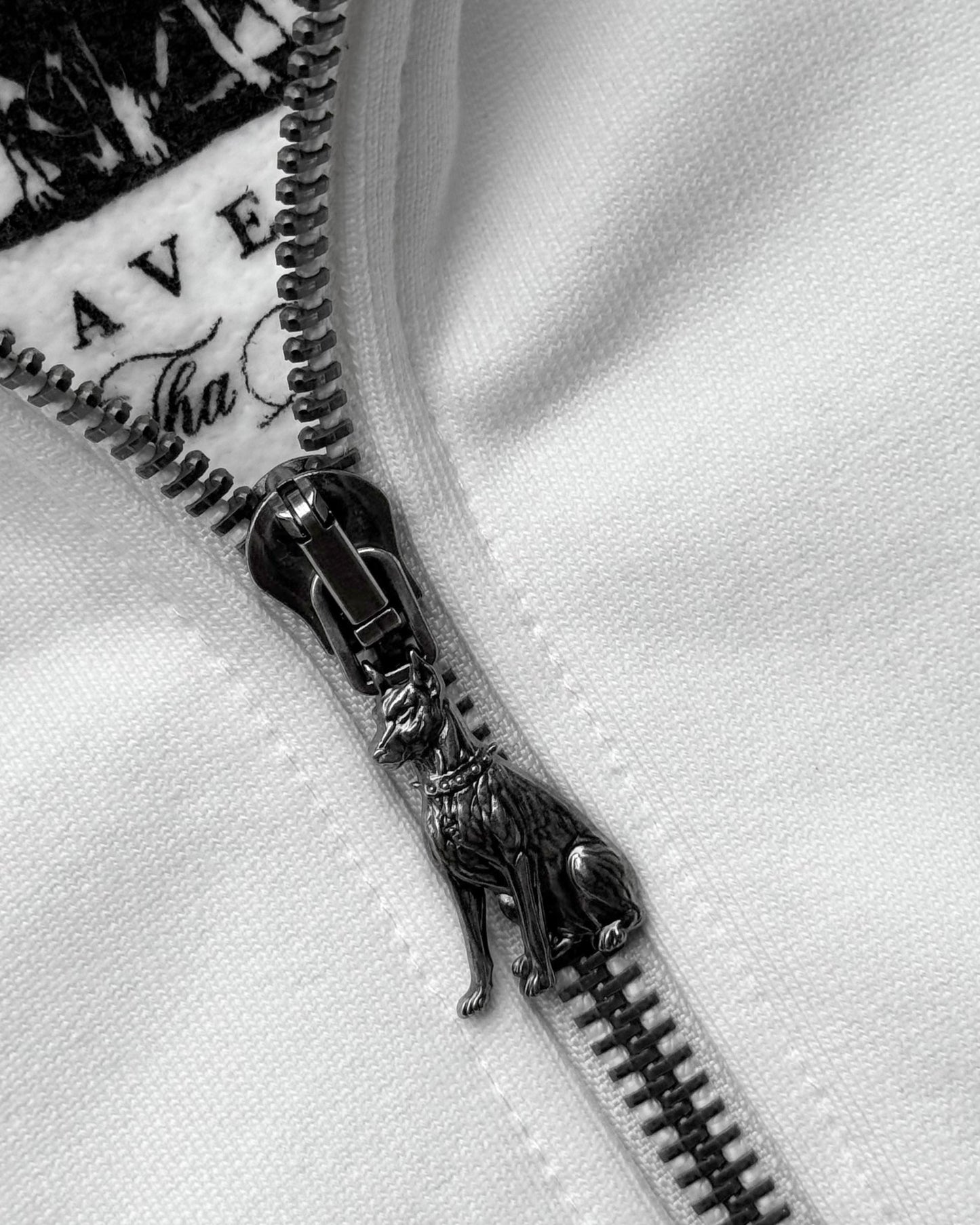 Reaven White Run Tha Streetz Zip Hoodie