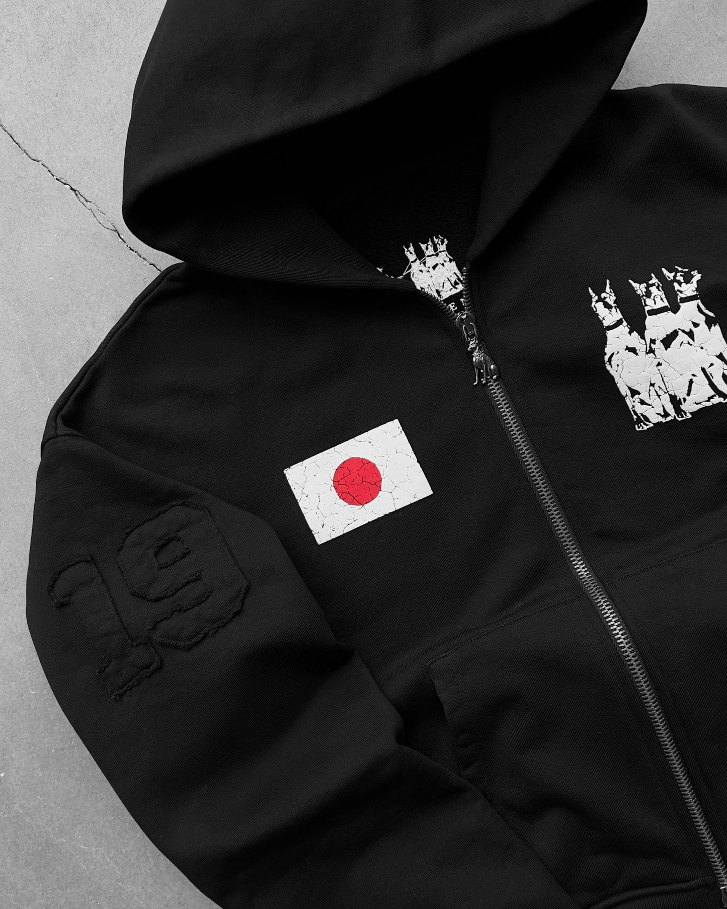 Reaven Black Run Tha Streetz Zip Hoodie