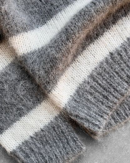 Reaven Wolf Grey Alpaca Polo Knit