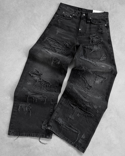 Reaven Washed Black Draco Denim Jeans