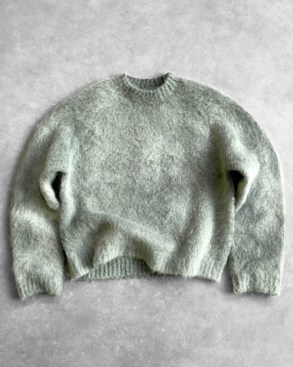 Reaven Matcha Green Nuvola Mohair Knit