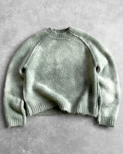Reaven Matcha Green Nuvola Mohair Knit