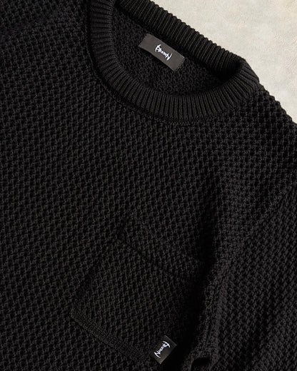 Reaven Black Knitted T-Shirt
