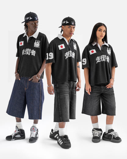 Reaven Black Run Tha Streetz Polo