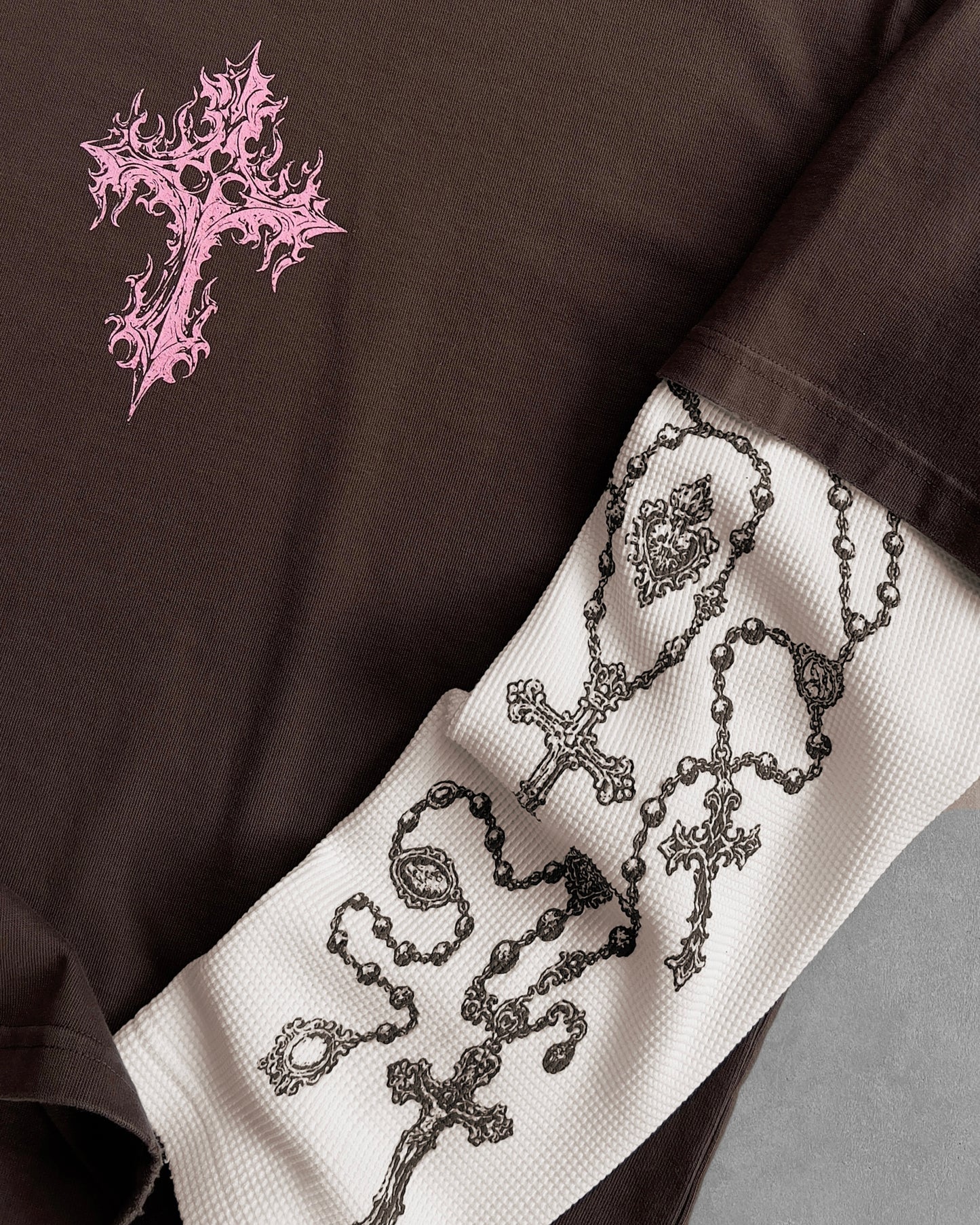 Reaven Brown Holy Thermal Longsleeve