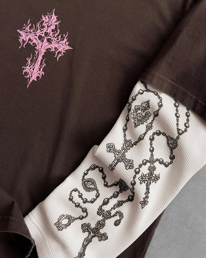 Reaven Brown Holy Thermal Longsleeve