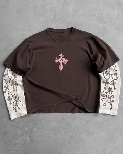 Reaven Brown Holy Thermal Longsleeve