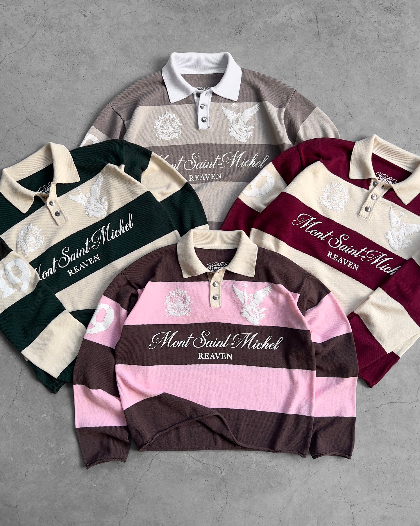 Reaven Pink Mont Saint Michel Polo