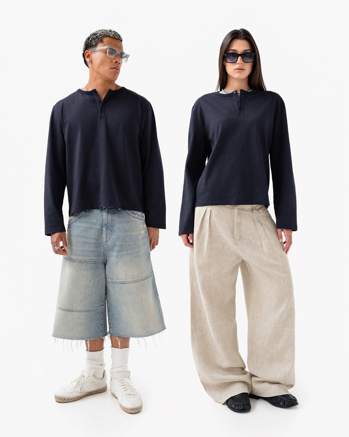 Reaven Navy Serafino Longsleeve
