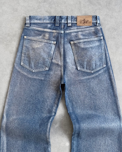 Reaven Chrome Tears Bootcut Denim Jeans