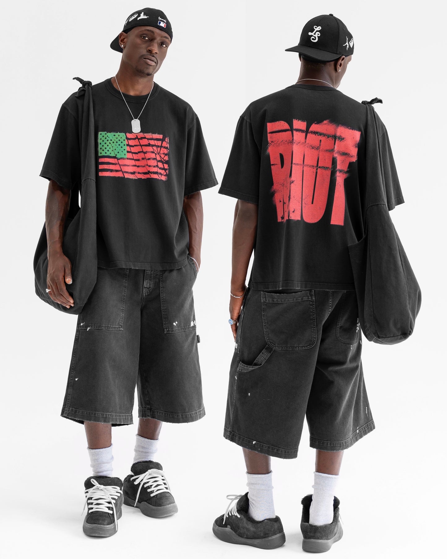 Reaven Black Riot T-Shirt