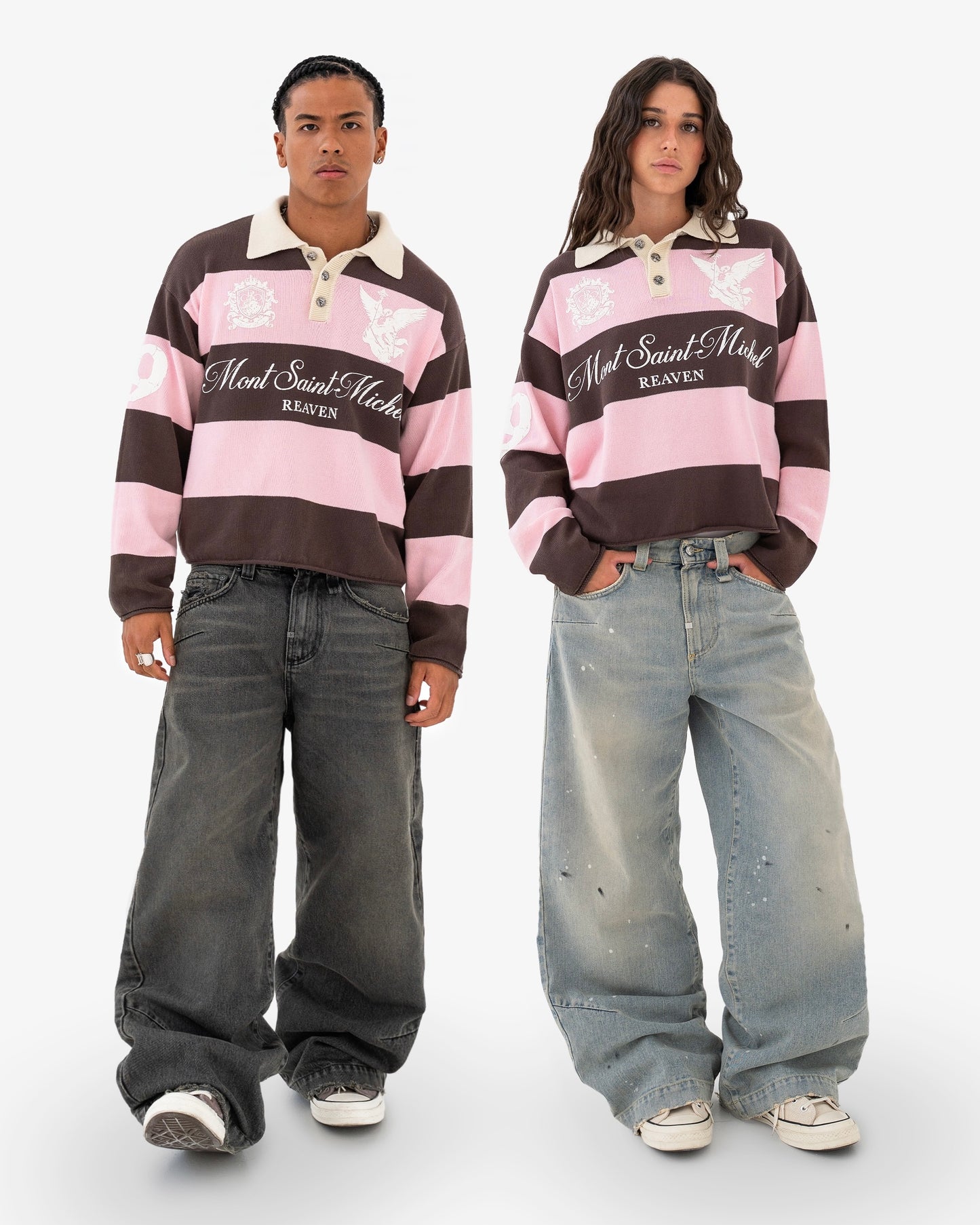 Reaven Pink Mont Saint Michel Polo