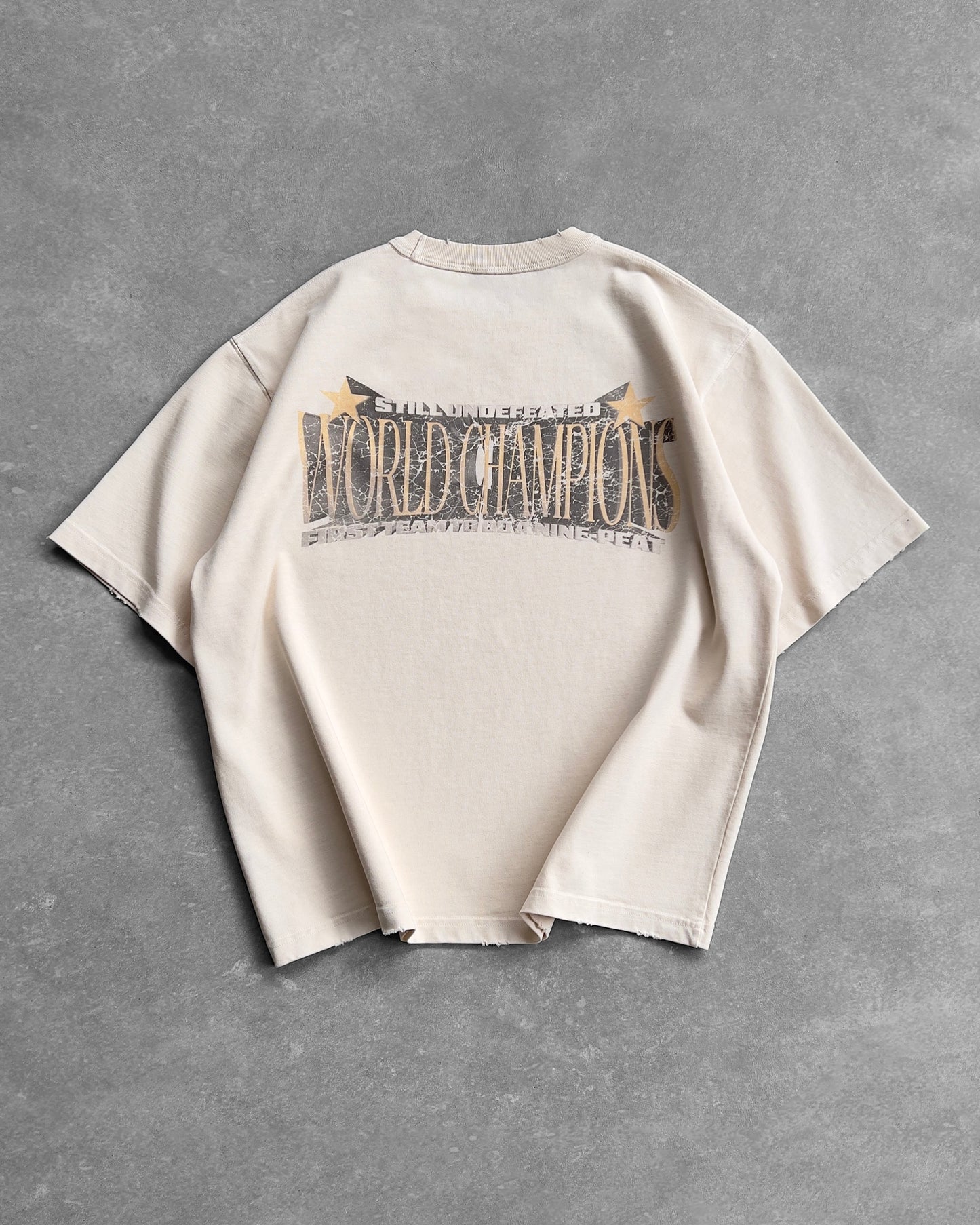 Reaven Cream Nine-Peat T-Shirt