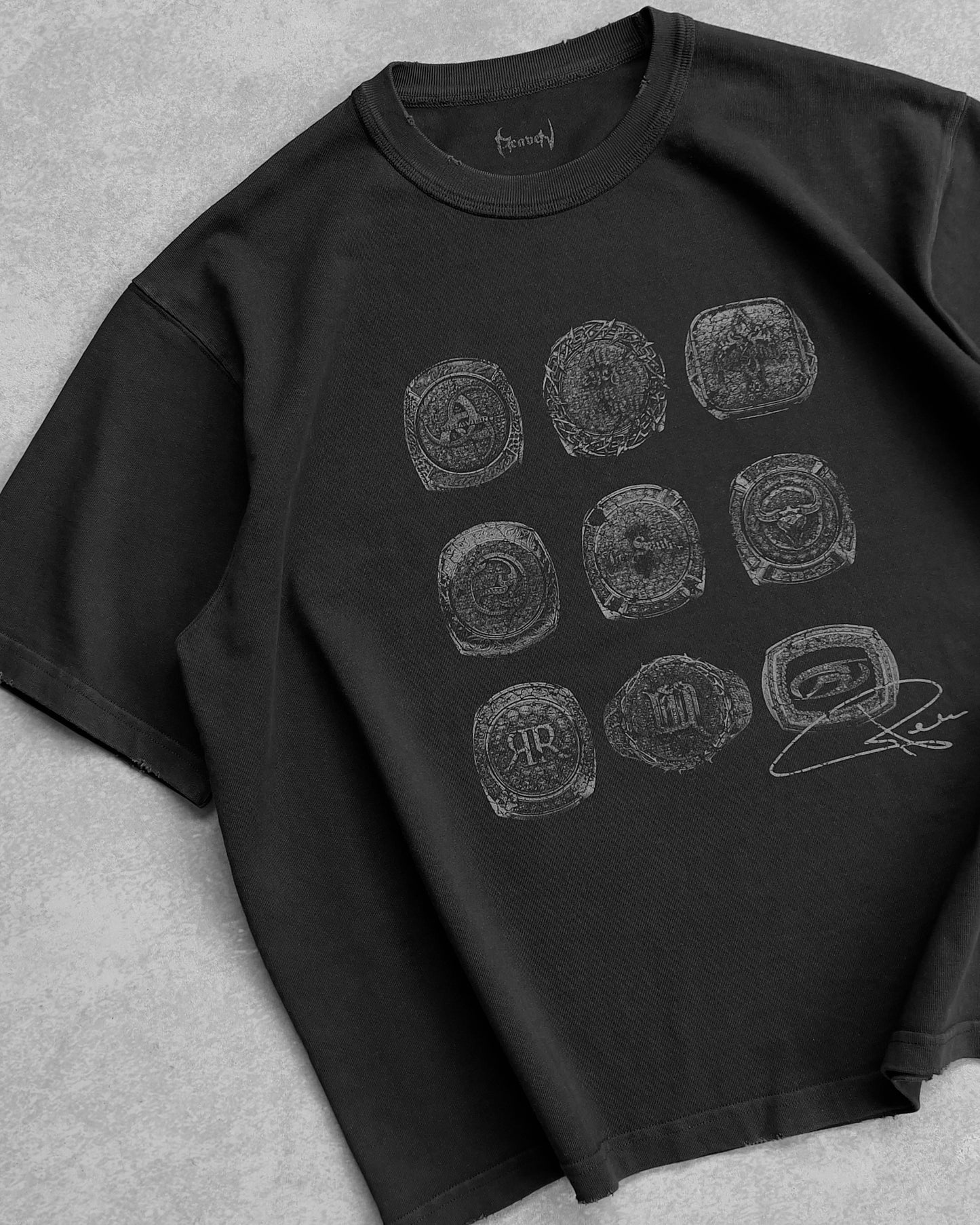 Reaven Black Nine-Peat T-Shirt