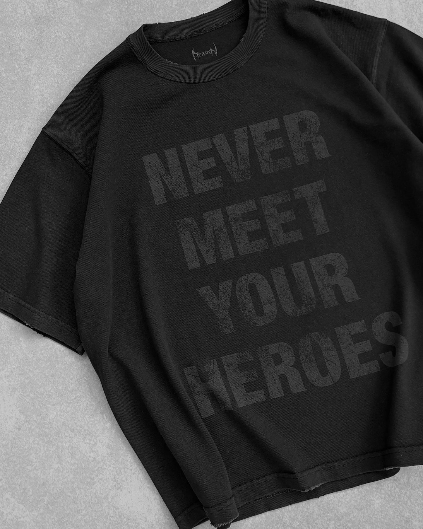 Reaven Black Never Meet Your Heroes T-Shirt