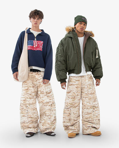 Reaven Sahara Camo Cargo Pants
