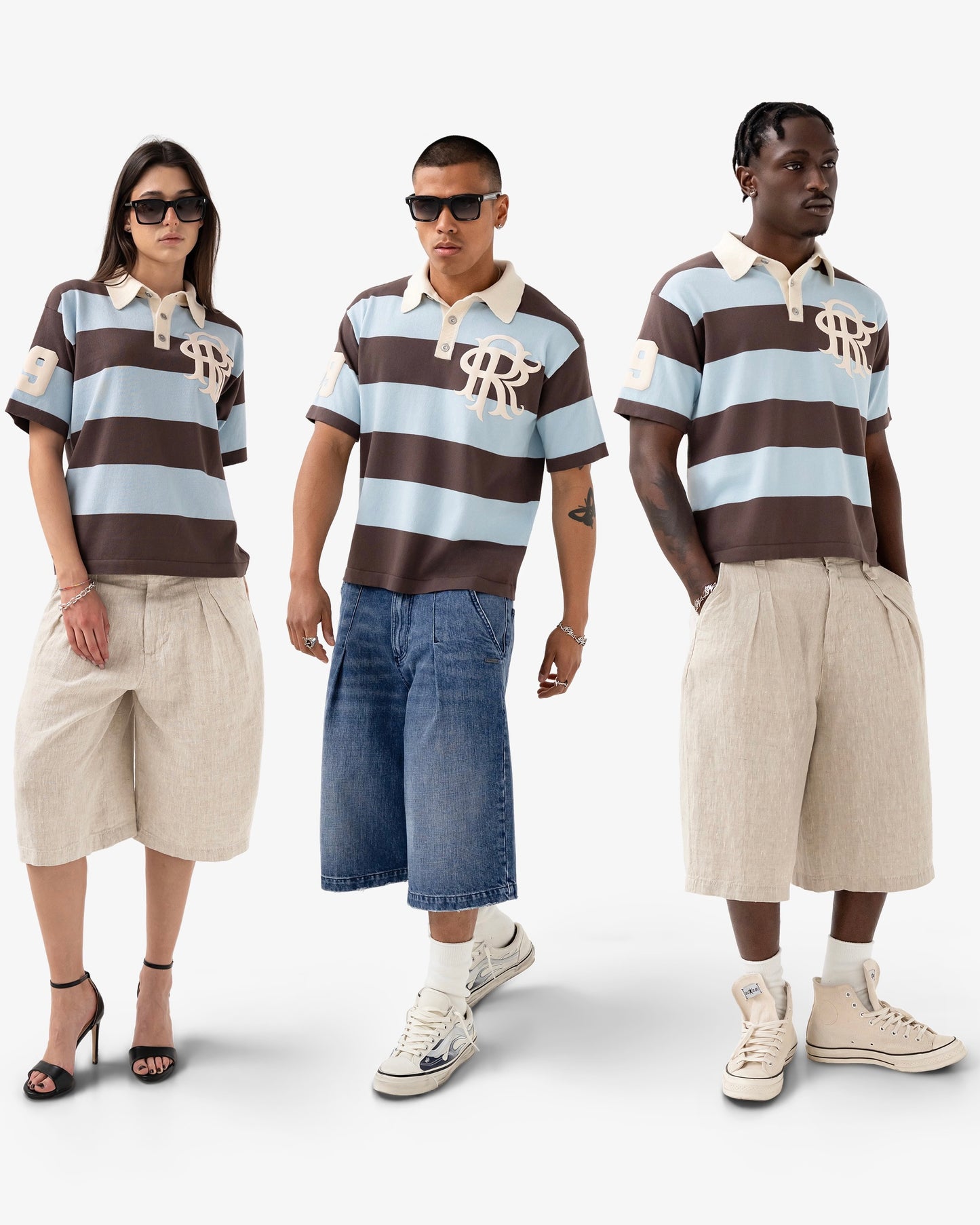 Reaven Mocha Stamp Polo