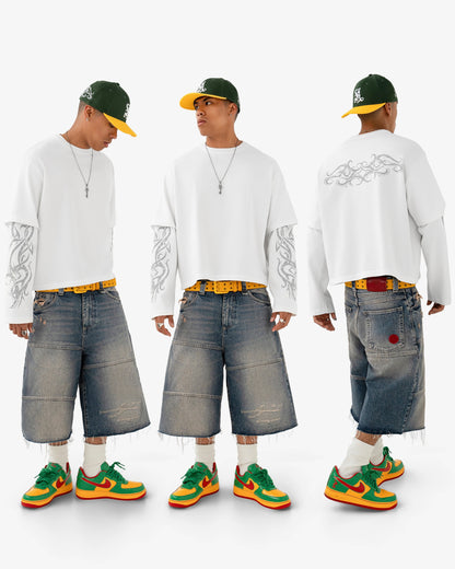 Reaven White Tribe Longsleeve