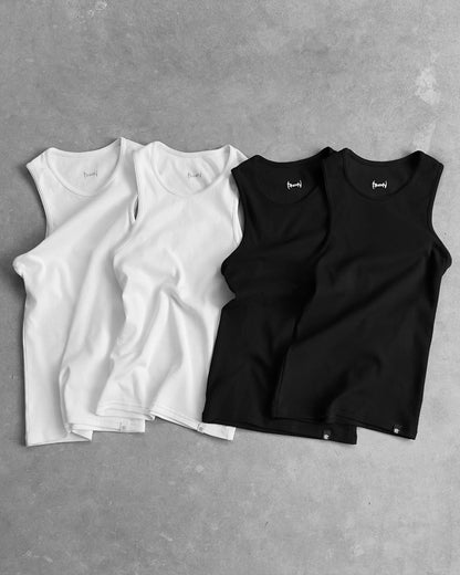 Reaven Black Stamp Tank - Two Pack