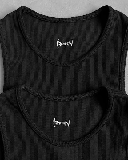 Reaven Black Stamp Tank - Two Pack