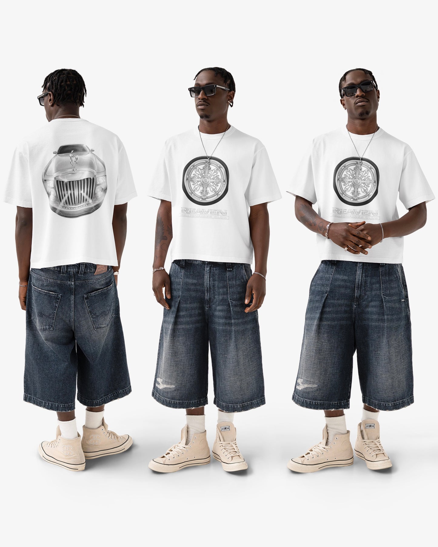 Reaven White Billionaires Club T-Shirt