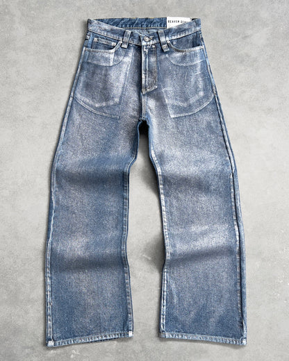 Reaven Chrome Tears Bootcut Denim Jeans