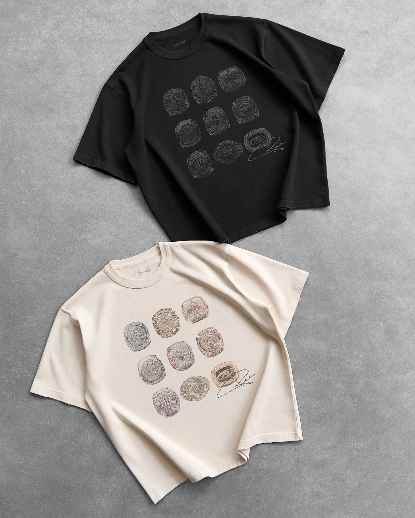 Reaven Cream Nine-Peat T-Shirt