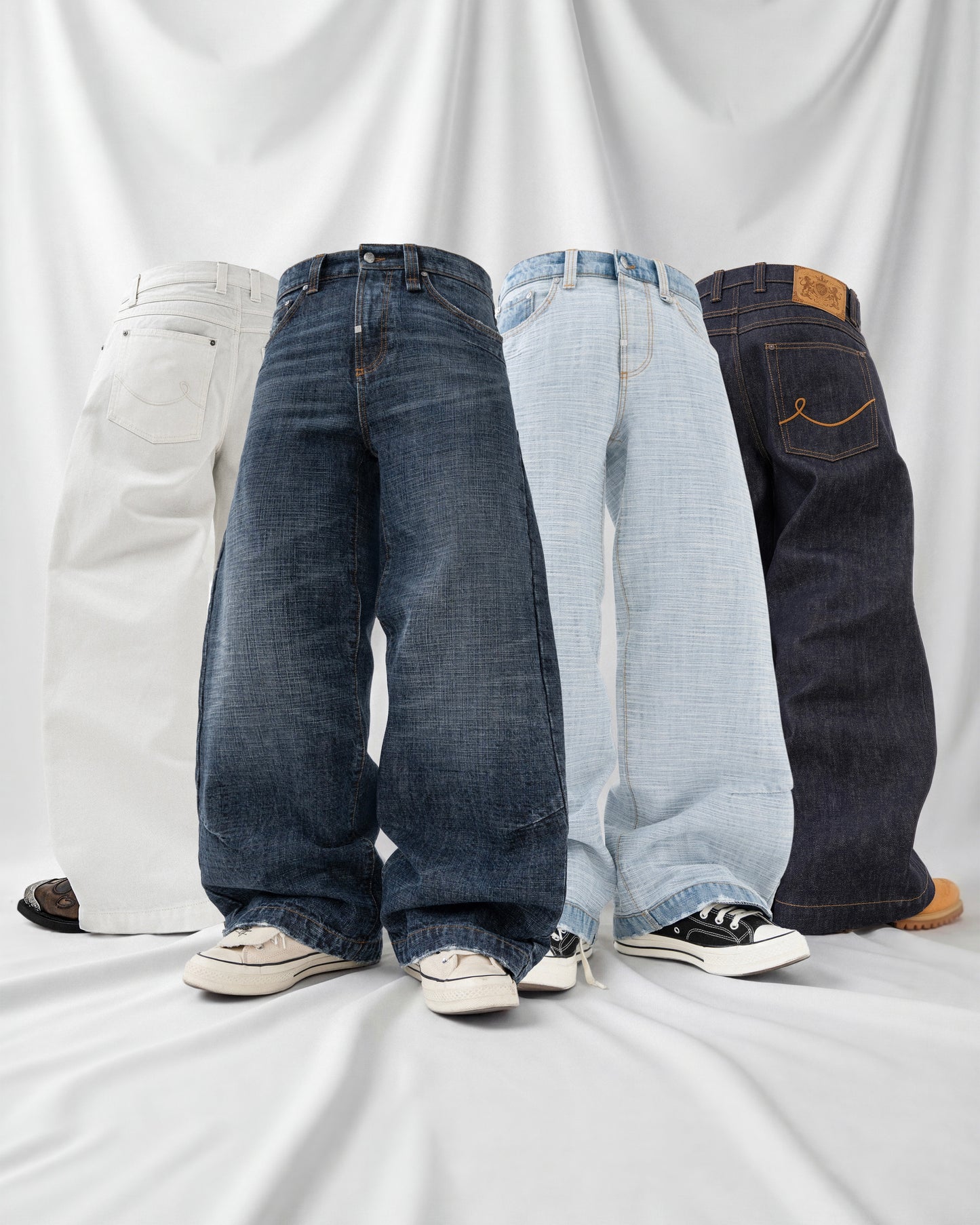 Reaven Raw White Heritage Denim Jeans