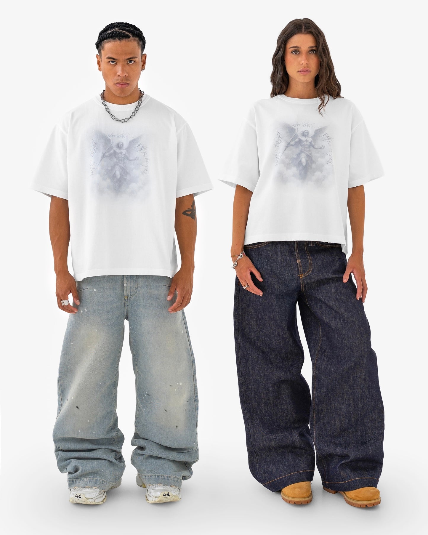 Reaven White Saint Michel T-Shirt