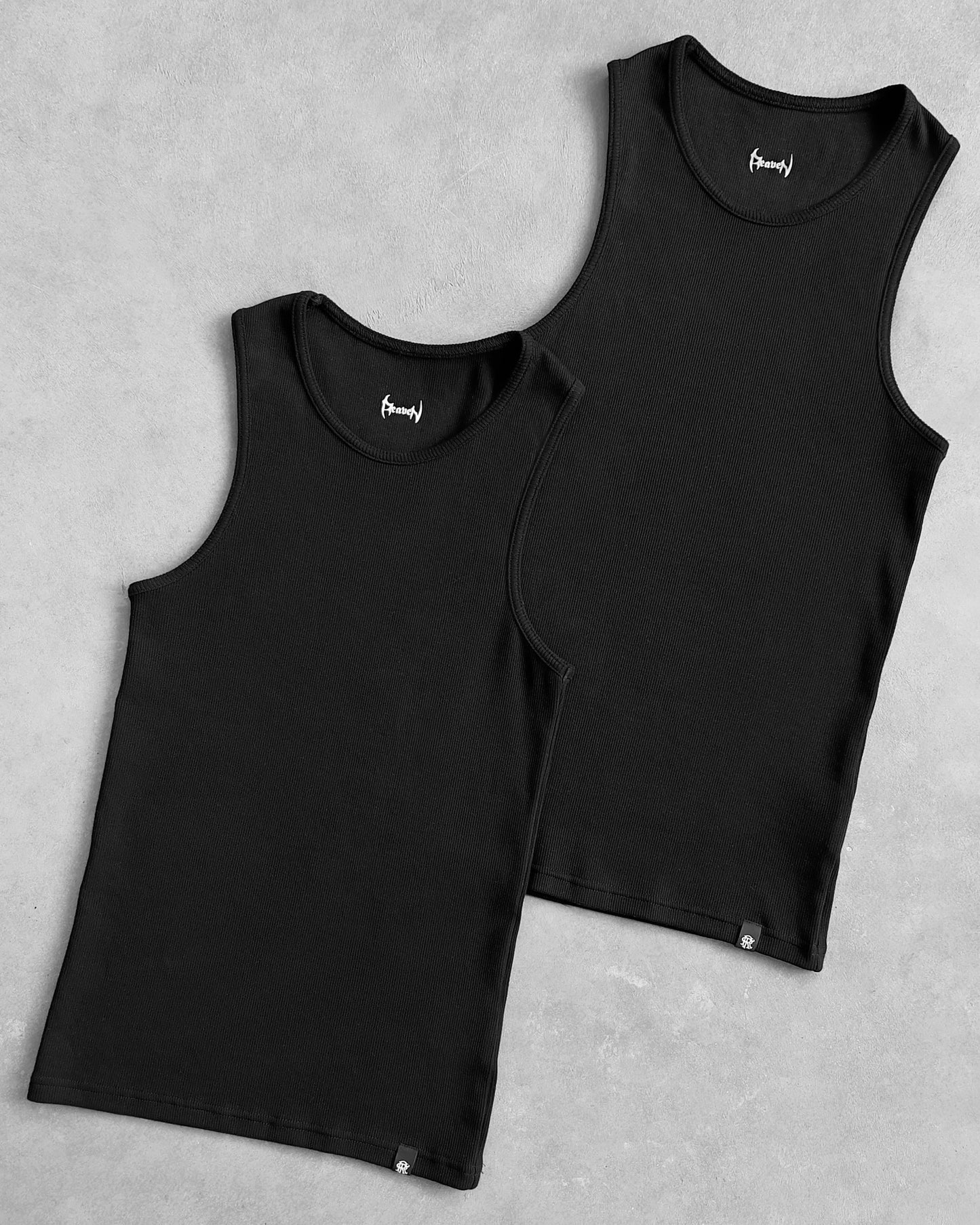 Reaven Black Stamp Tank - Two Pack