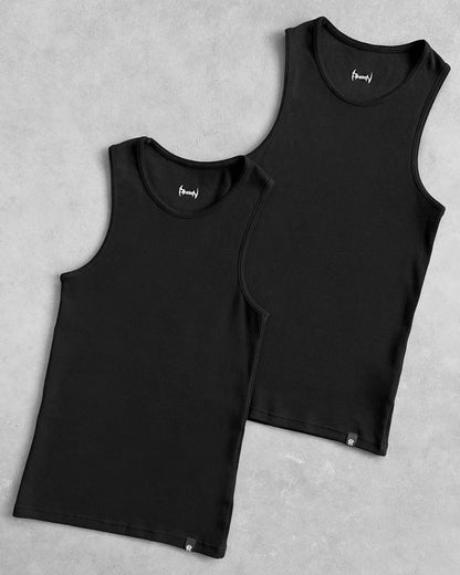 Reaven Black Stamp Tank - Two Pack
