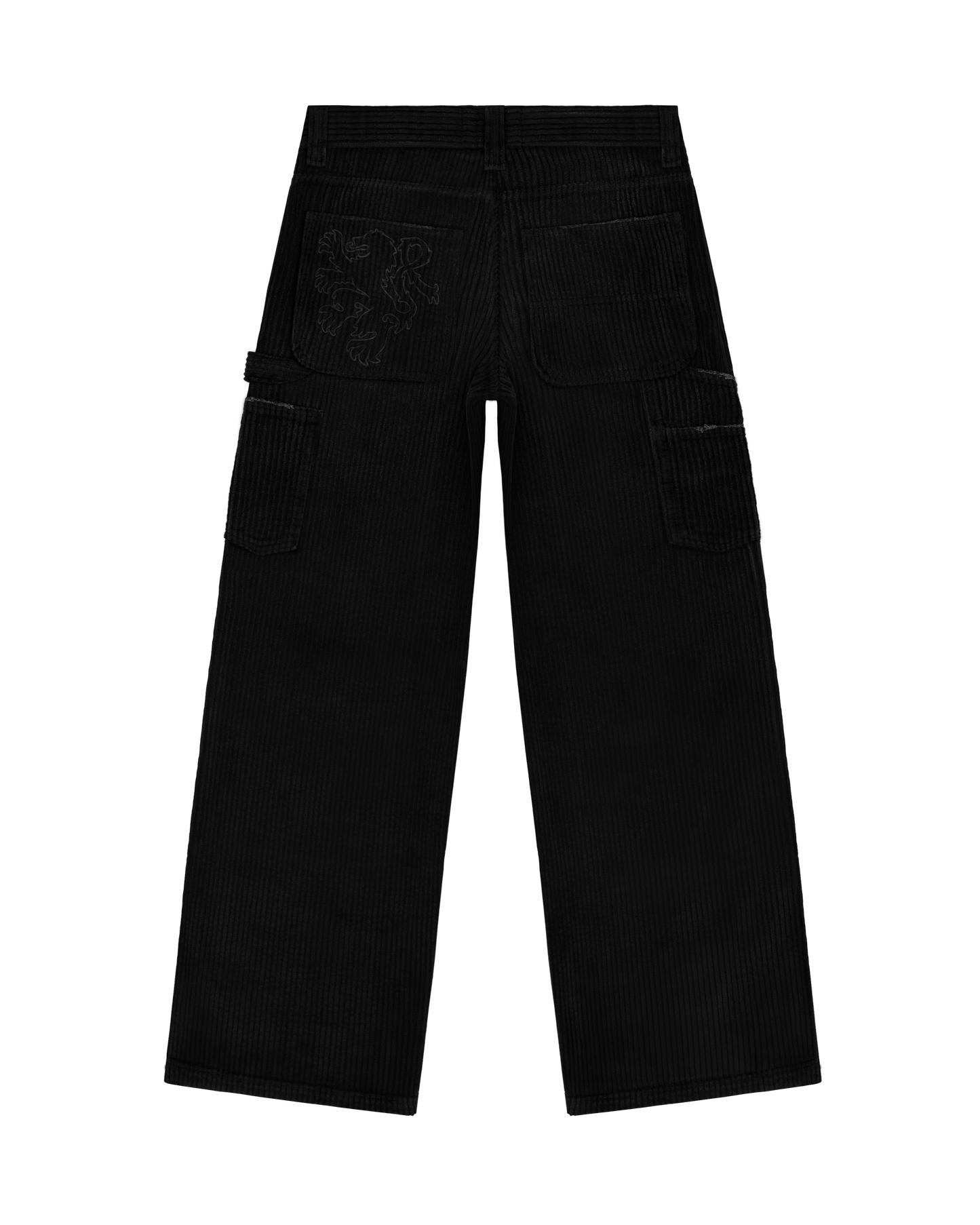 Reaven Jet Black Lionheart Corduroy Pants