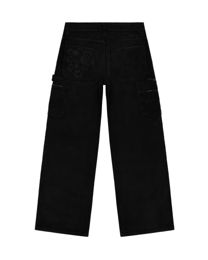 Reaven Jet Black Lionheart Corduroy Pants