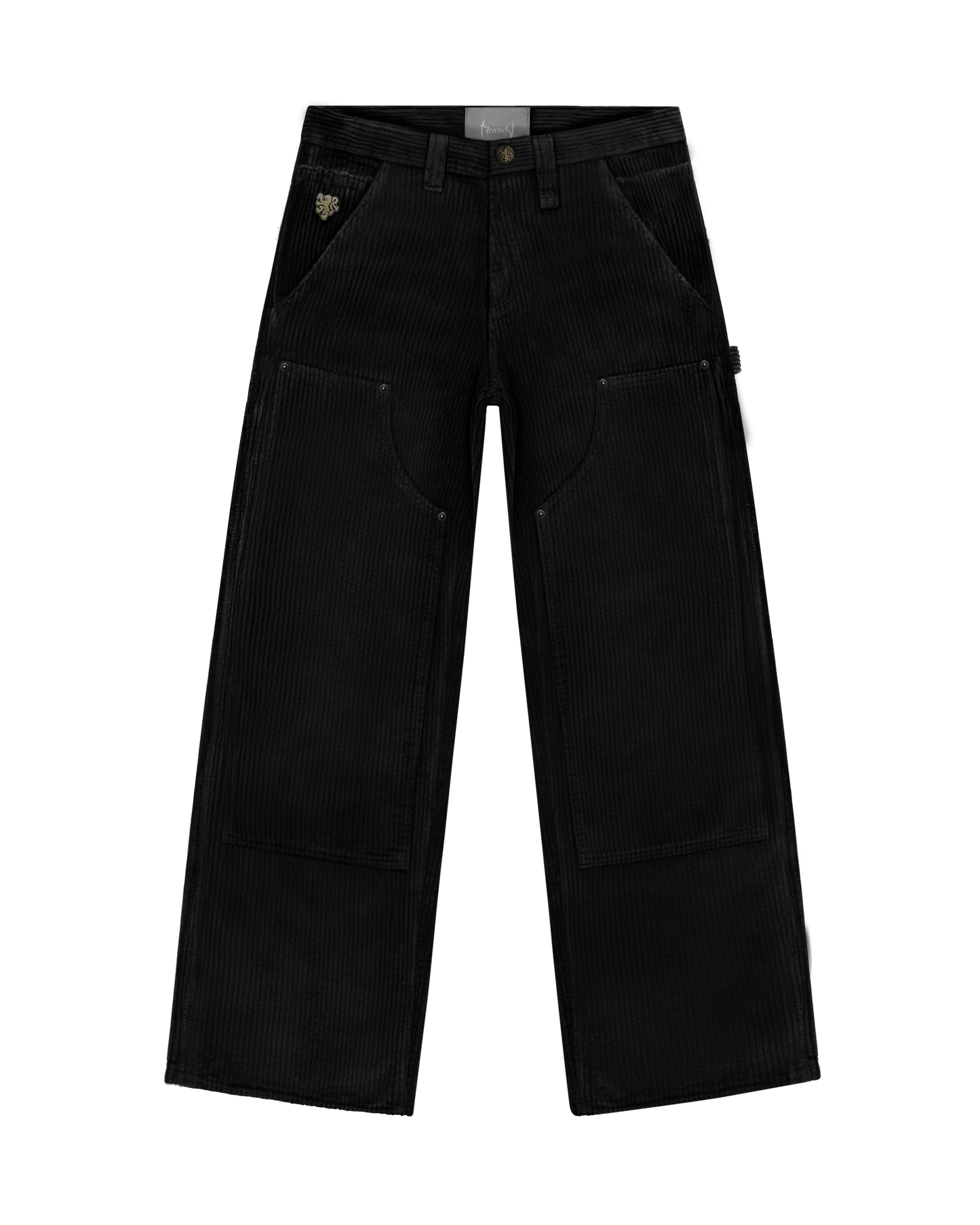 Reaven Jet Black Lionheart Corduroy Pants