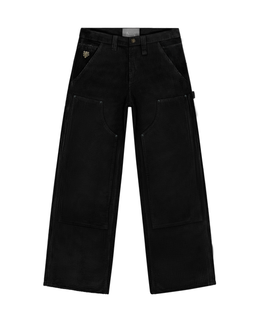 Reaven Jet Black Lionheart Corduroy Pants