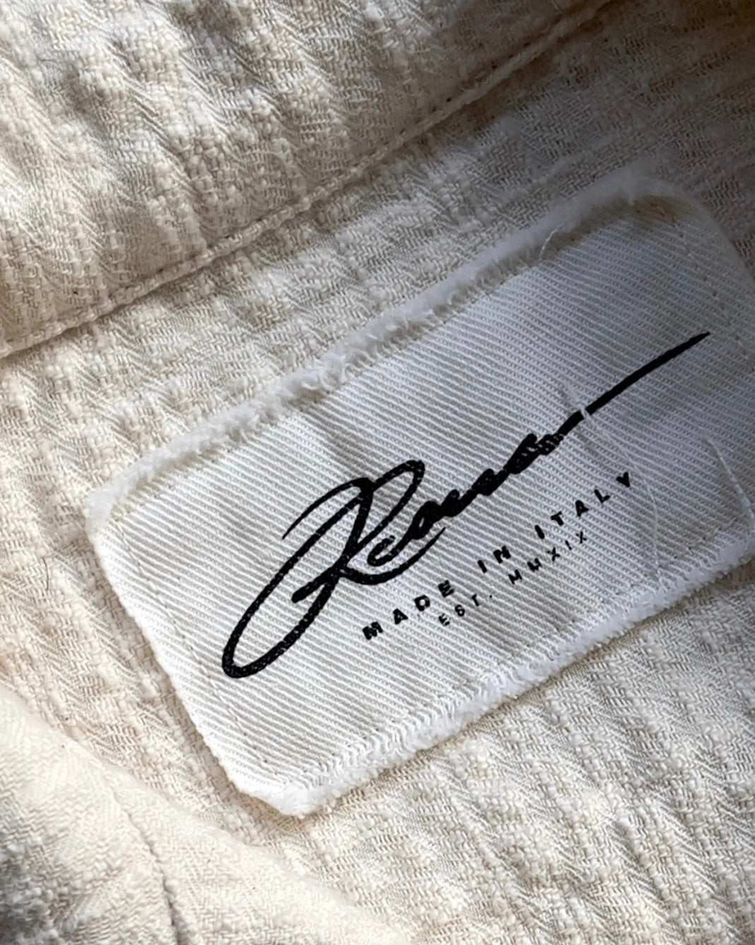 Reaven Natural Stamp Shirt