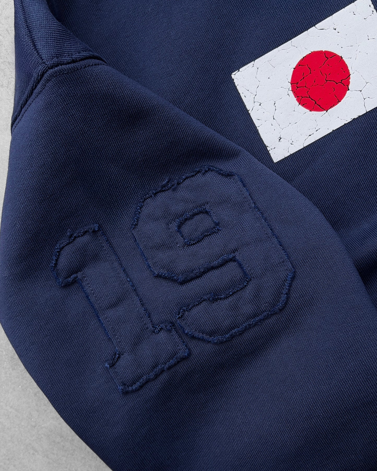 Reaven Navy Run Tha Streetz Zip Hoodie
