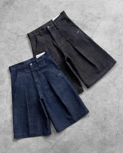 Reaven Raw Black Tailored Jorts