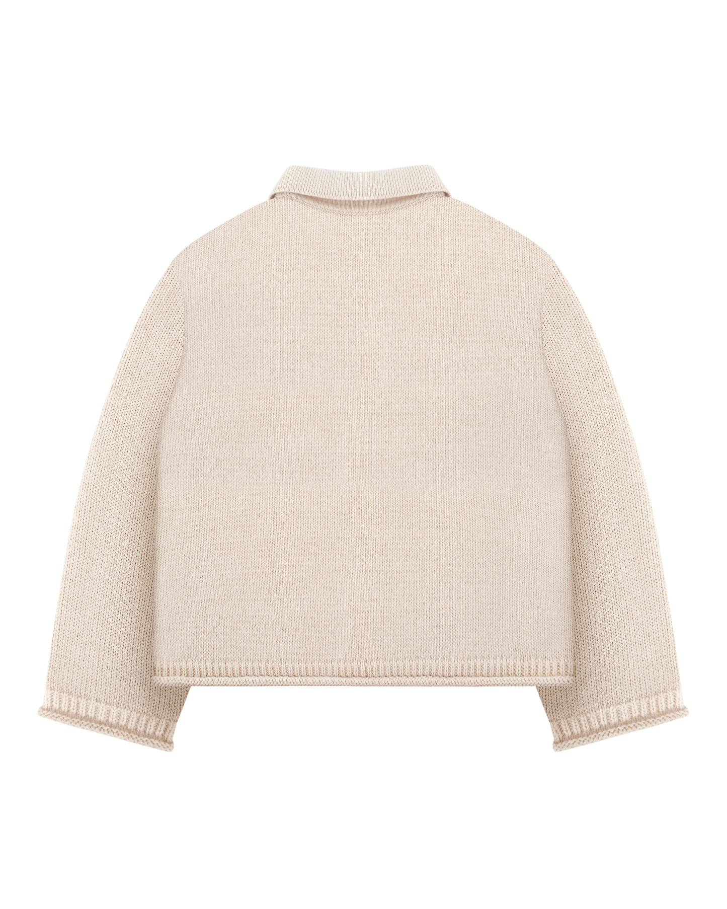 Reaven Cream Riot Half-Zip Polo