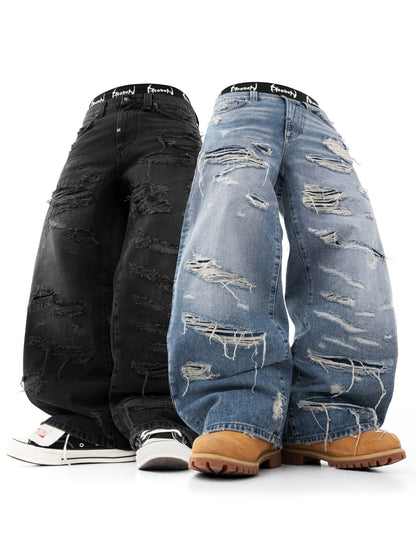 Reaven Washed Blue Draco Denim Jeans